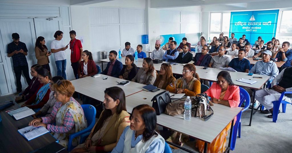 रास्वपाले स्थानीय चुनाव केन्द्रित अभियानका लागि तोक्यो नेताहरूको जिम्मेवारी